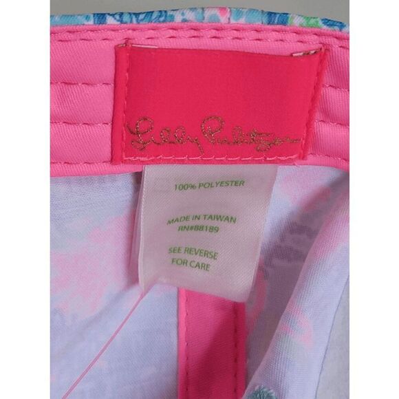 🌴☀️🏖 NWT LILLY PULITZER Women’s Run Around Hat Lilly Loves DC - Picture 12 of 16